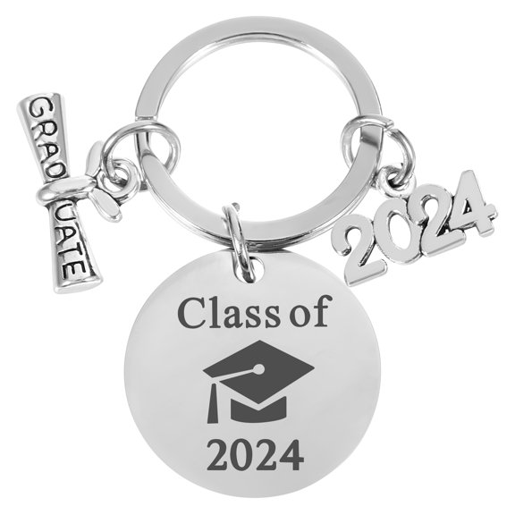 BESTYASH Graduation Keychain Metal Graduation Gift for 2024 Class Decoration
