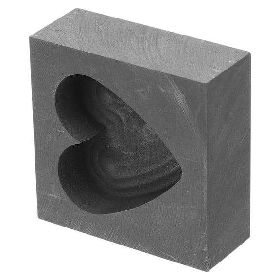 BESTYASH Graphite Ingot Mold Graphite Casting Mold Black 1Pcs Melting Tool for Experimentation