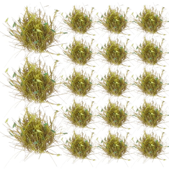 BESTYASH Grass Tuft Model with Resin Material for Scale Train Accessories and Small Bases Decoration