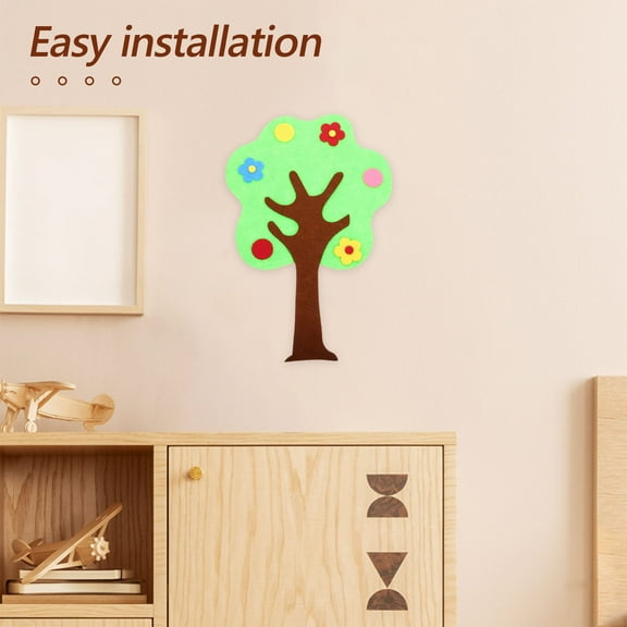 BESTYASH Nonwoven Fabric Tree Wall Decals for Classroom Fall Decoration
