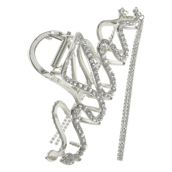 BESTYASH Hair Claw Clamps Snake Shape Elegant Hair Fixing Tool for Women 1Set