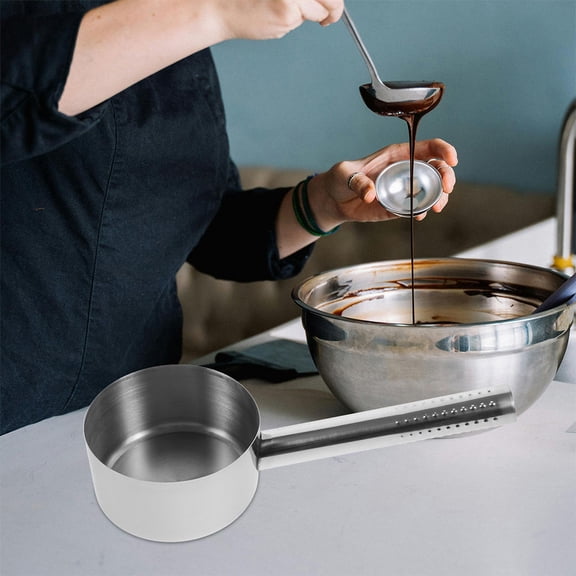 BESTYASH Hair Dipper Water Ladle Thickened Stainless Steel for Bathing 1Set