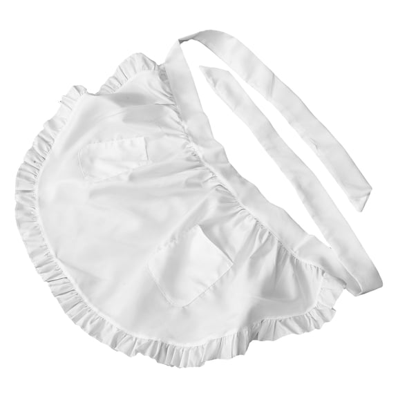 BESTYASH Professional Chef Apron White Polyester Lightweight Versatile Use