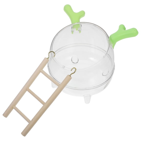 BESTYASH Hamster Hygiene Basin and Bathtub Multi-Wood Small Pet Bath Tub for Daily Cleaning 1 Set