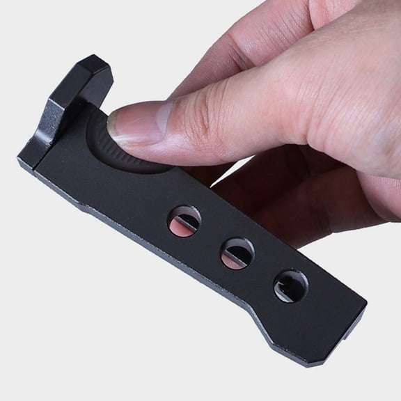 BESTYASH Hand Planer Black Aluminum Alloy Body with Tungsten Steel Blades for Woodworking Trimming