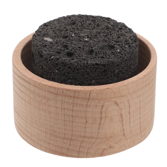 BESTYASH Handcrafted Wooden Base Lava Rock Diffuser for Essential Oils and Rustic Home Decor