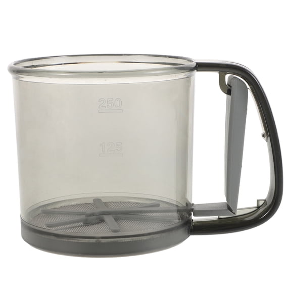 BESTYASH Handheld Flour Sieve with Semiautomatic Double Layer Design for Smooth Baking Results