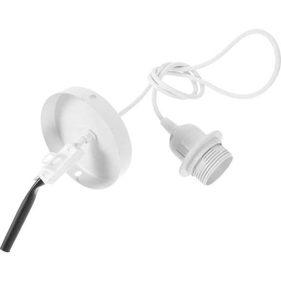 BESTYASH Hanging Lamp Holder Ceiling Light Base Holder Hemp 1Set Retro Design