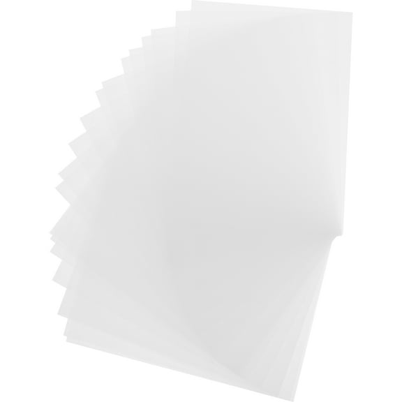 BESTYASH Heat Shrink Film White Transparent for DIY Charms Jewelry and Craft Decorations