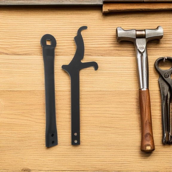 BESTYASH Heavy Duty Black Tow Hook Lift Tool for Trailer Hitch with Portable Handle for Truck and Utility Trailer