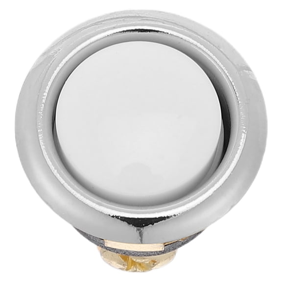 BESTYASH Heavy Duty Wired Doorbell, Bestyash, Silver, Round Metal, Reliable Connectivity, Home Use