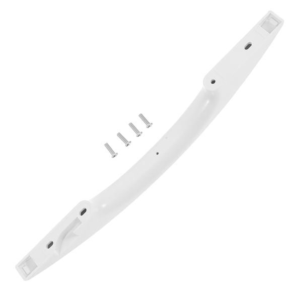 BESTYASH Plated Silver Plastic Freezer Latch Handle Replacement for Refrigerator Door with Anti Slip Comfortable Grip