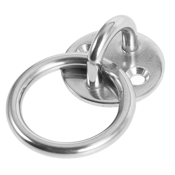 BESTYASH Stainless Steel Pad Eye Plate Hook Heavy Duty for Marine Boat Ceiling Mount