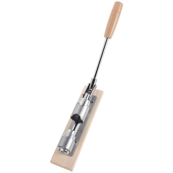 BESTYASH Heavy Duty Walnut Cracker with Mechanical Nut Cracking System and Wooden Base for Easy Shell Removal