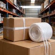 BESTYASH White Plastic Packaging Rope Multipurpose Braided Twine for Storage Bundling Shipping and Moving
