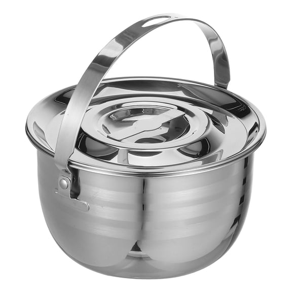 BESTYASH 1-Piece High Capacity Stainless Steel Soup Pot, Non-Stick Kitchen Cookware for Cooking and Serving