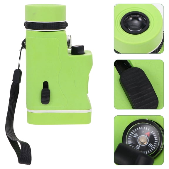 BESTYASH 10x30 High Definition Monocular Telescope with Design, Ideal for Outdoor Camping in Green