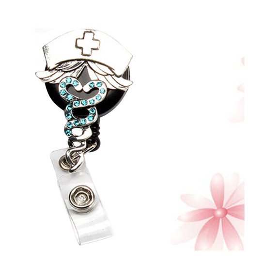 BESTYASH Multi Color Badge Reel Clip with Retractable Cord for Id Holders