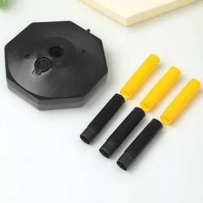BESTYASH High Visibility Yellow Warning Column Outdoor Road Barrier Durable Material