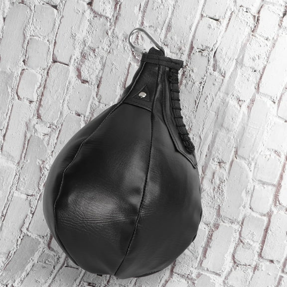 BESTYASH Home Hanging Pear Shape Boxing Ball PU for Reflex Development in Fitness Supplies 1PC