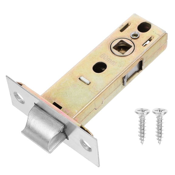 BESTYASH Home Use Adjustable Mortice Latch in Golden Metal for Interior and Barn Door Locks