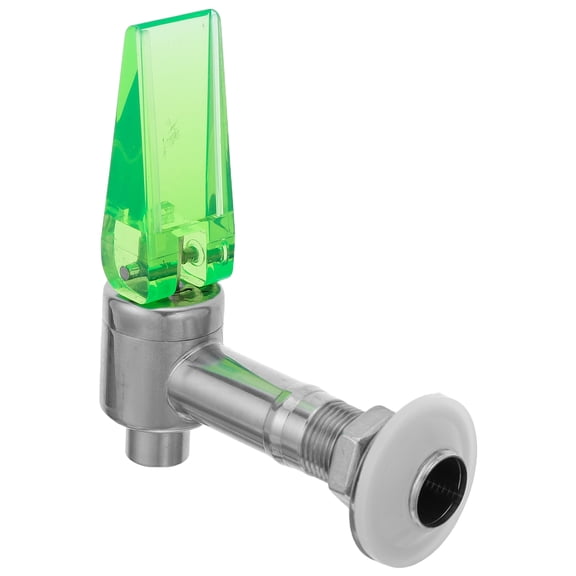 BESTYASH Home Use Beverage Jug Spout Replacement Spigot with Curved Stainless Steel Faucet