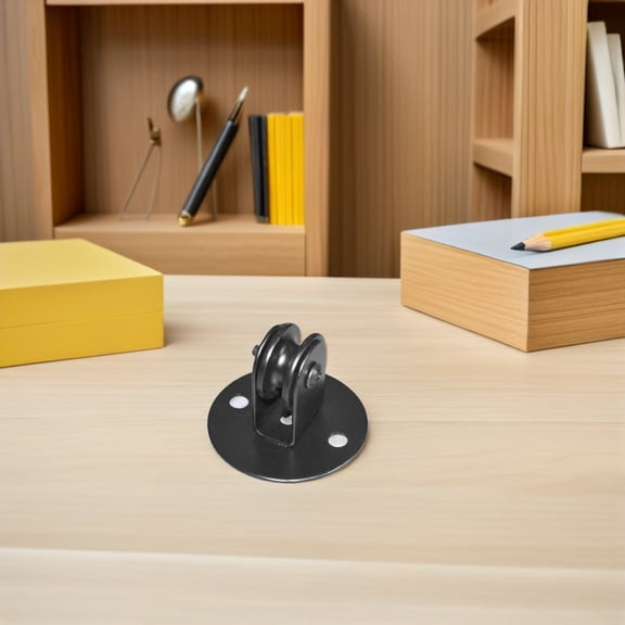 BESTYASH Home Use Pulley System for Pendant Lights with Detachable Black Roller Design