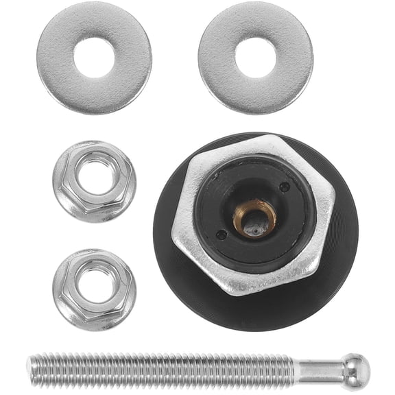 BESTYASH Quick Latch Hood Pins Kit for Car Black Electroplated Iron Durable Lock