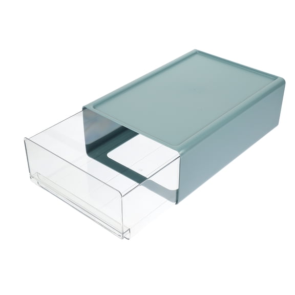 BESTYASH Household Storage Case Blue HIPS Organization Home Use 1 Set