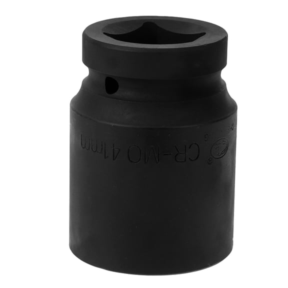 BESTYASH 1 Inch Drive Impact Socket, Double-Ended Alloy Steel Black Socket for Automotive Repair and Maintenance