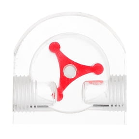 BESTYASH Red Acrylic Flow Meter for Water Cooling Systems Computer Part