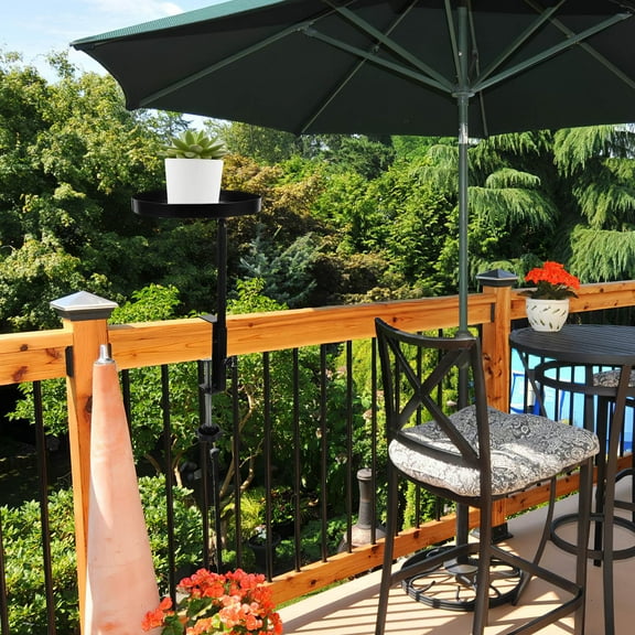 BESTYASH Sturdy Black Metal Indoor Plant Organizer with Clamp on Feature for Windowsill Plant Display