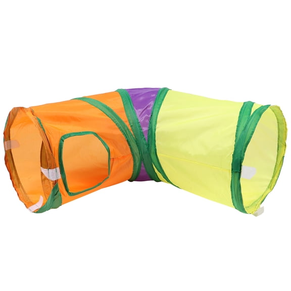 BESTYASH Indoor Cat Tunnel Bed with Comfortable Fabric and Foldable Design for Pet Relaxing and Hiding