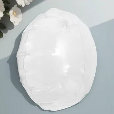 BESTYASH Inflatable Pillows Inflatable Functional Pillow Transparent PVC Lightweight 1Set