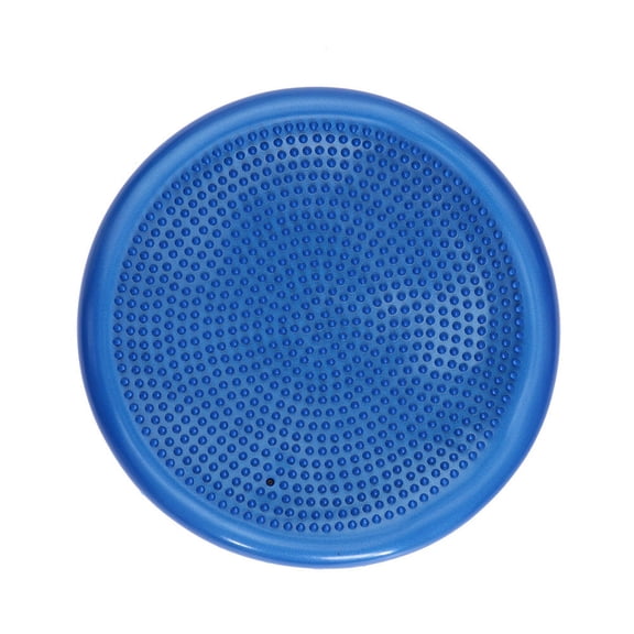 BESTYASH Inflated Blue Wobble Seat Balance Disc with Hand Pump for Exercise