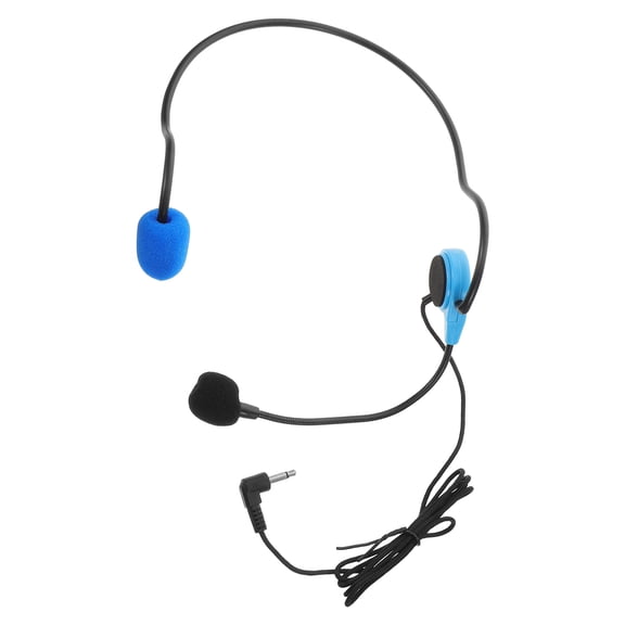 BESTYASH Interview Mic For Interviews Headset Microphone Adjustable Headband 1Pcs