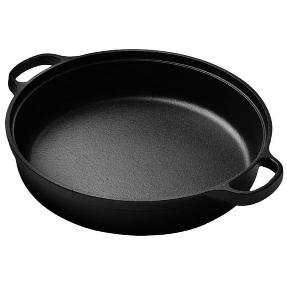 BESTYASH Cast Iron Skillet Non-Stick Frying Pan with Smooth and Rounded Edges for Kitchen Cooking