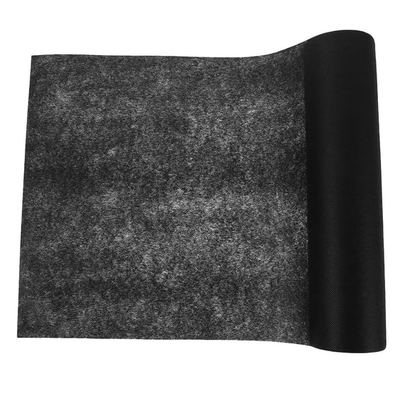 BESTYASH Black Non-woven Fusible Interfacing Roll, 20 Yards Lightweight Sewing