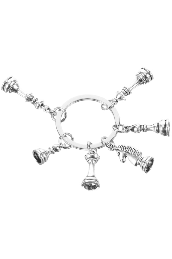 Retro Style International Chess Keychain Lightweight Decorative Accessory for Chess and