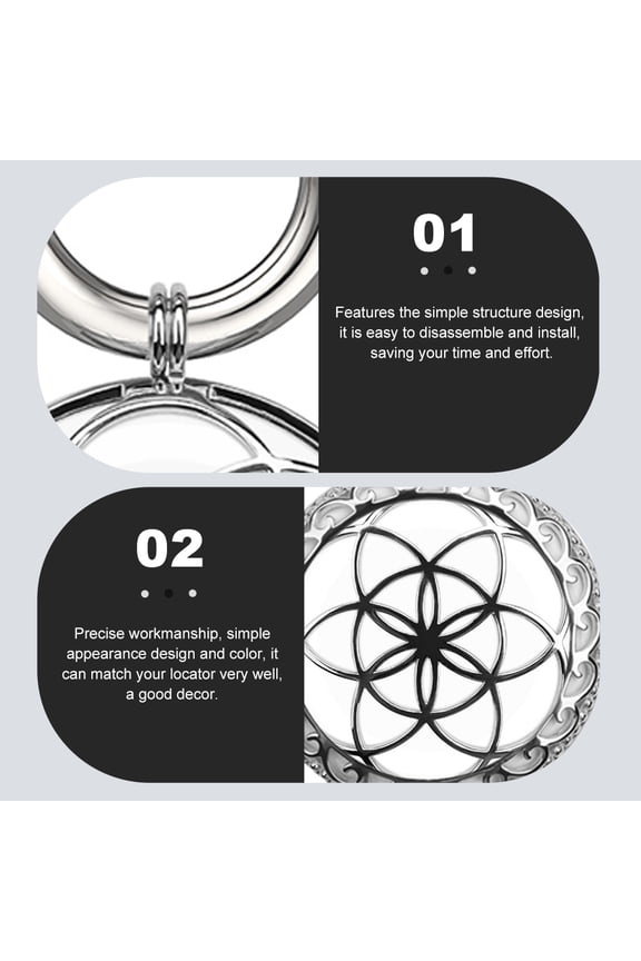 Keychain Protective Case Protective Cover Simple Design 1Set