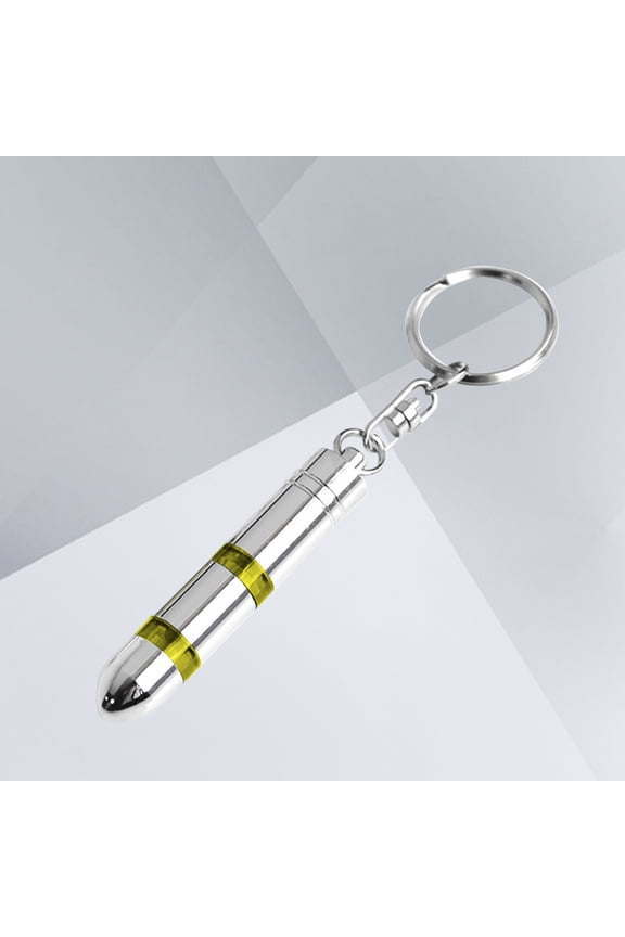 Magnetic Keychain for Static Removal and Quick Release Metal Yellow 1Pcs