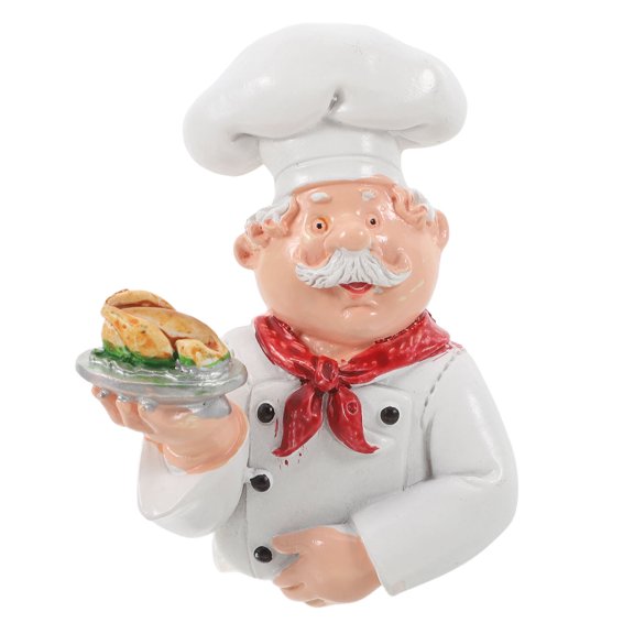 BESTYASH Multifunctional Chef Resin Wall Hanger with Strong Adhesive for Kitchen and Bathroom Decor