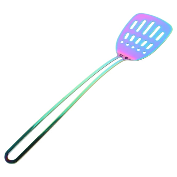 BESTYASH Kitchen Gadgets Slotted Ladle Stainless Steel Modern Look for Serving 1Set