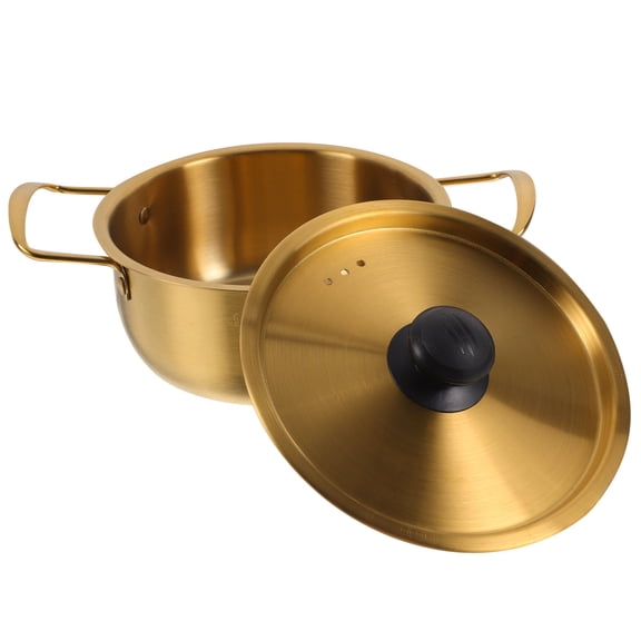 BESTYASH Korean Ramen Noodles Pot with Lid Cooking for Outdoor Enthusiasts 1 Set