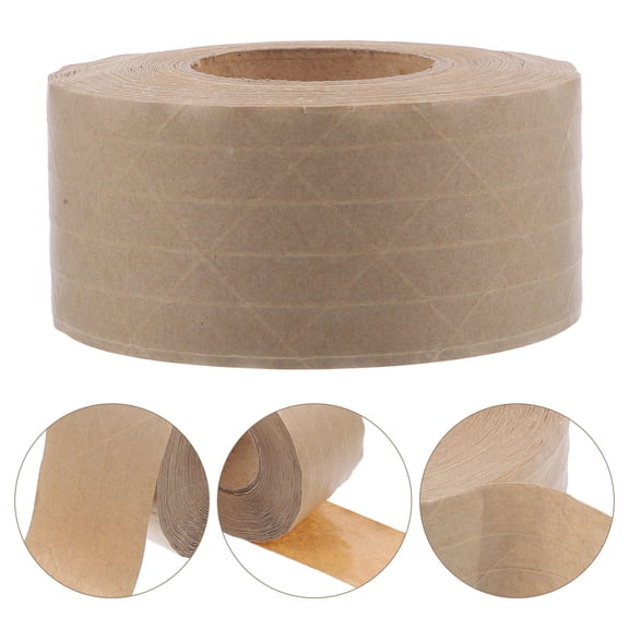 BESTYASH Kraft Paper Tape Water Activated for Packing Strong Adhesion Light Brown Sealing Tape for Boxes