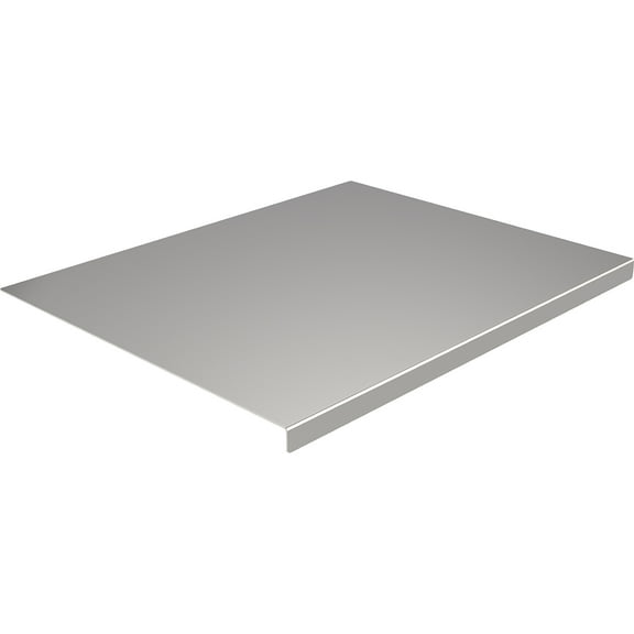 BESTYASH L Shaped Edge Chopping Board Stainless Steel Worktop Saver Home Use 1Pack