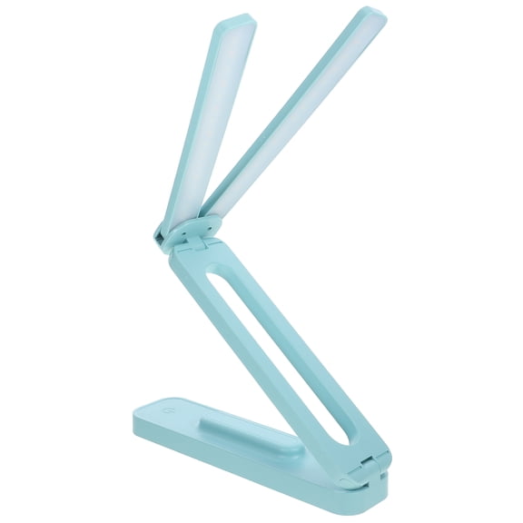 BESTYASH LED Reading Lamp Foldable Table Lamp Plastic Blue 1Pcs for Readers with USB Charging