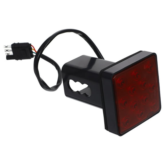 BESTYASH High Brightness Red LED Trailer Brake Tail Light with ABS Shell for Enhanced Car Towing Safety