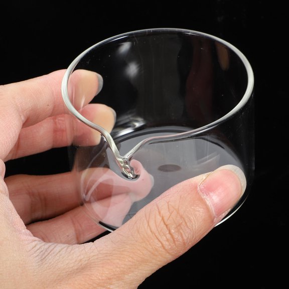 BESTYASH Laboratory Glass Crystallizing Dish with Spout for Easy Pouring and Stirring