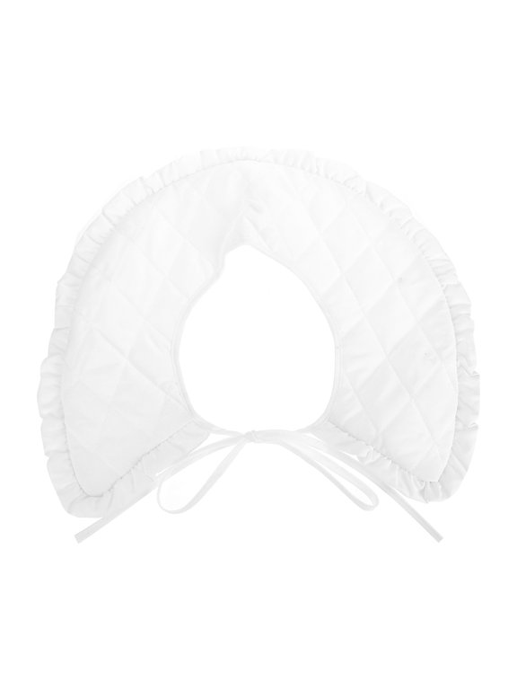 Women's White Cotton Shawl Wrap, Warm Decorative Square Scarf for Fall and Winter, Stylish Accessory for Ladies and Girls